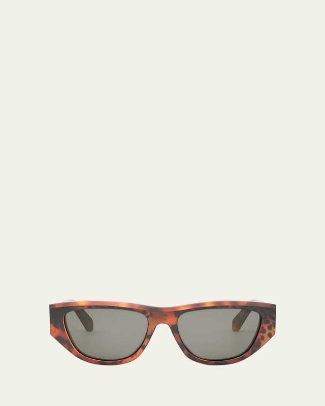 Graphic Acetate Cat-Eye Sunglasses